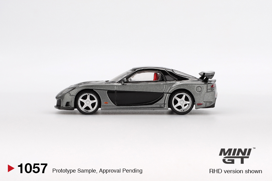 MINIGT - 1057 - Mazda RX-7 VeilSide Fortune Grey